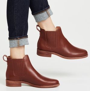 Madewell Ainsley Chelsea Brown Ankle Boots
